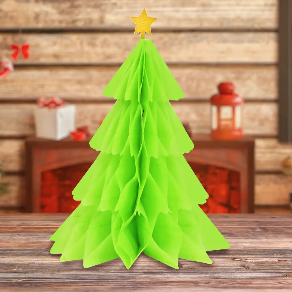 Decoración de Papel, Árbol Navideño