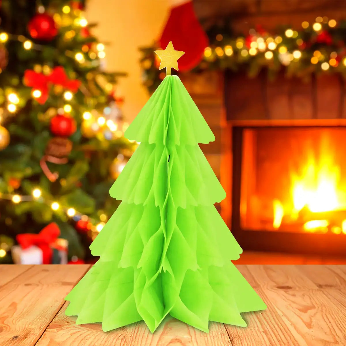 Decoración de Papel, Árbol Navideño