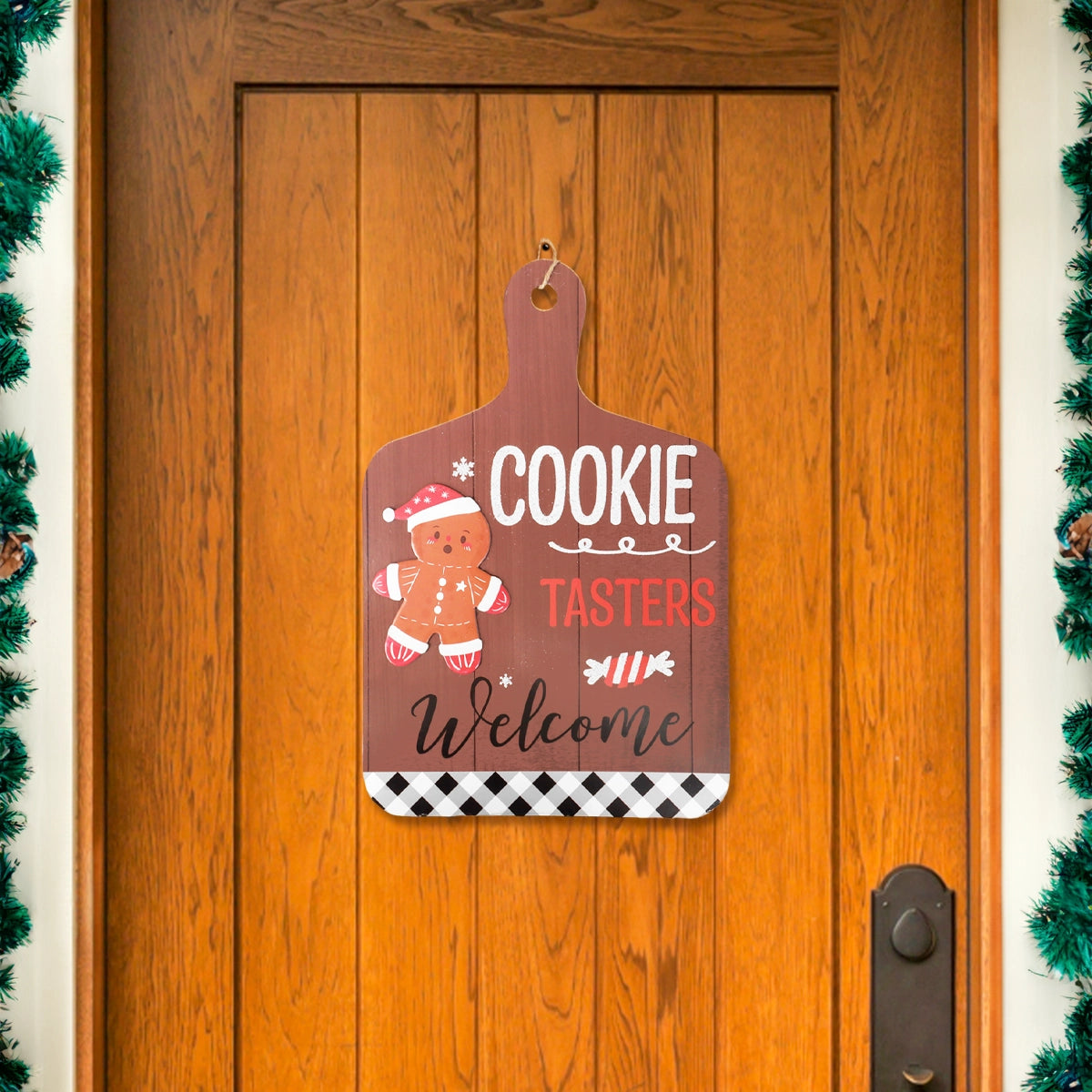 Decoración Colgante Navideña, Cookie Tasters Welcome
