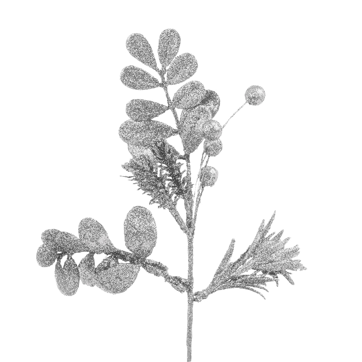 Follaje Navideño Brillante, Planta, Color Plata