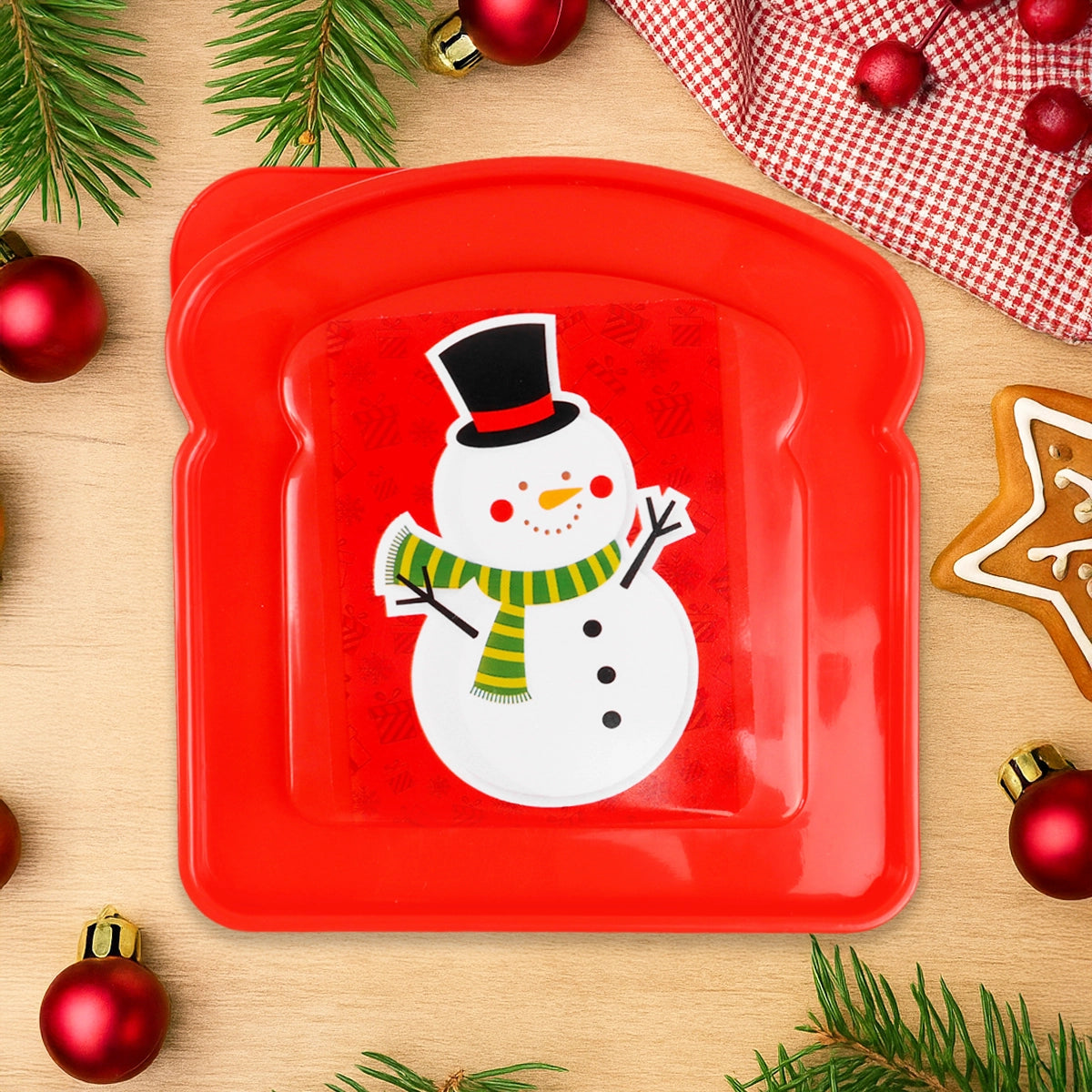 Sandwichera, Muñeco de Nieve