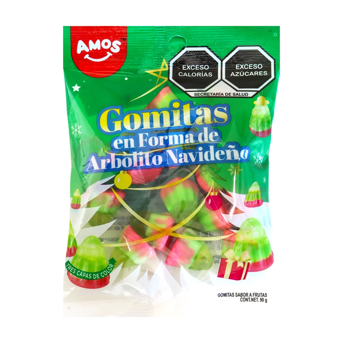 Gomitas Navideñas en Forma de Árbol, 90 gr
