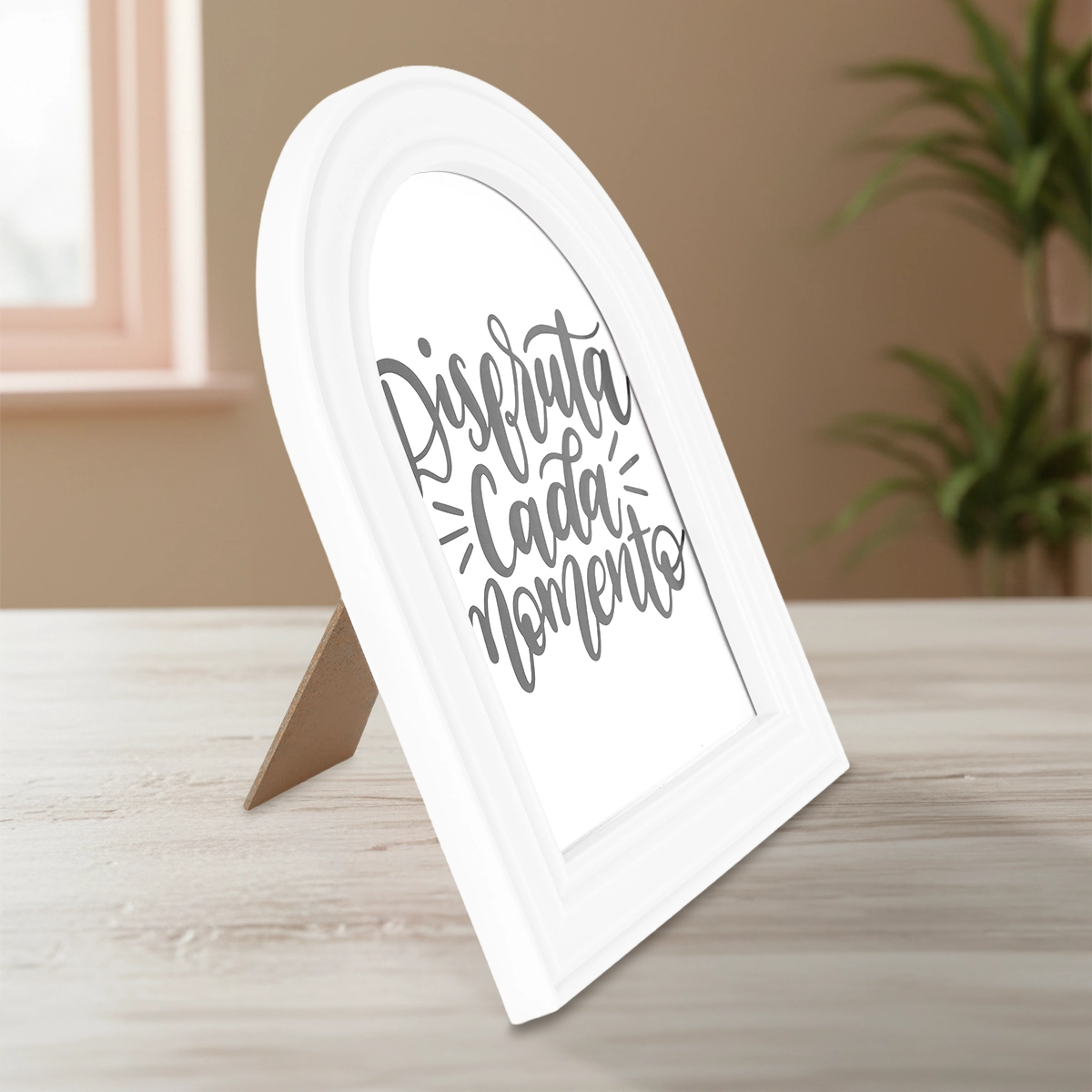 Portarretrato Ovalado, Color Blanco