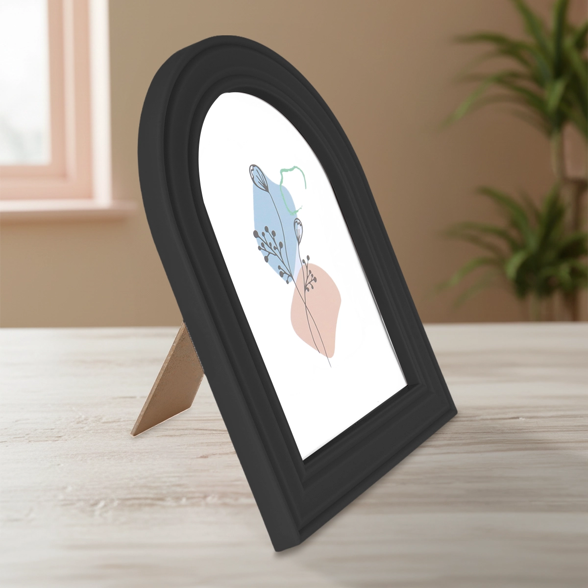 Portarretrato Ovalado, Color Negro