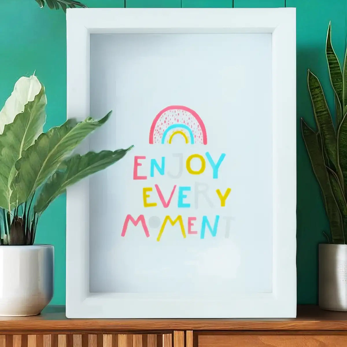 Portarretrato Enjoy, Color Blanco