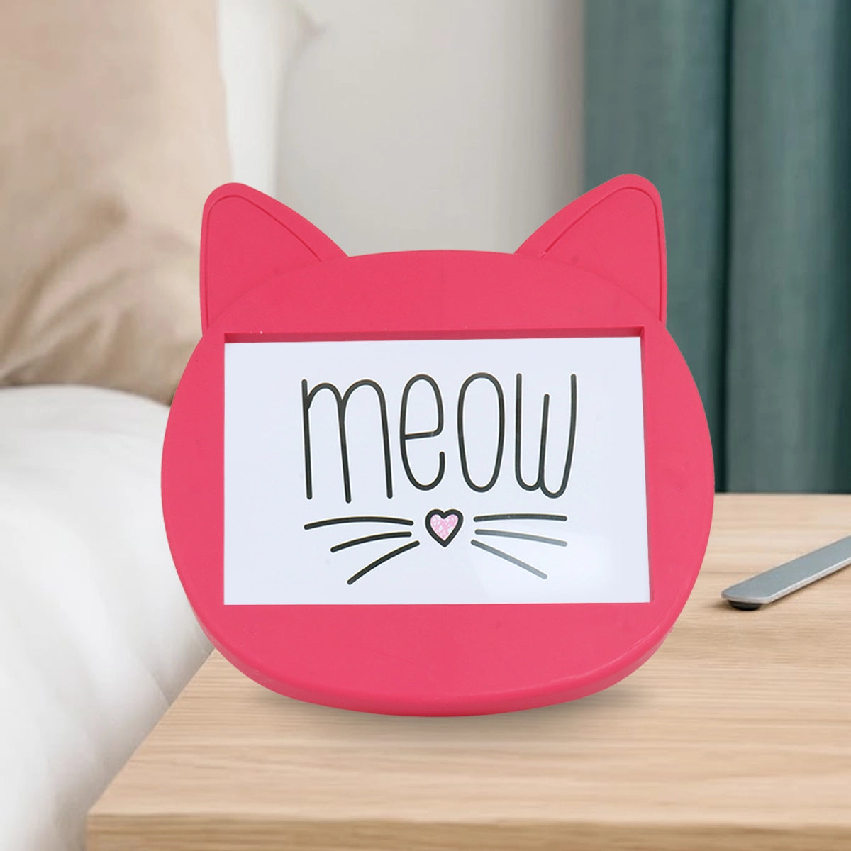 Portarretrato Gato, Color Rosa