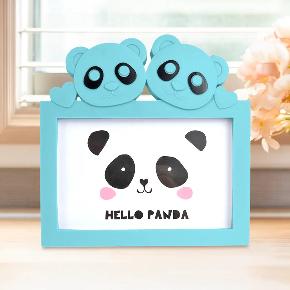 Portarretrato Panda, Color Aqua