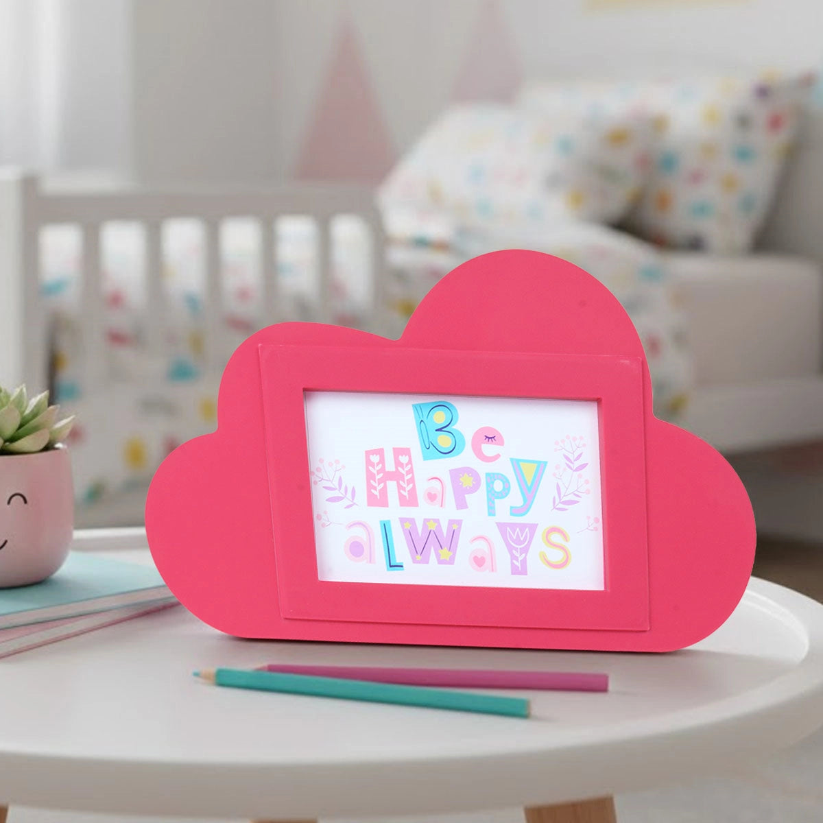 Portarretrato Nube, Color Rosa