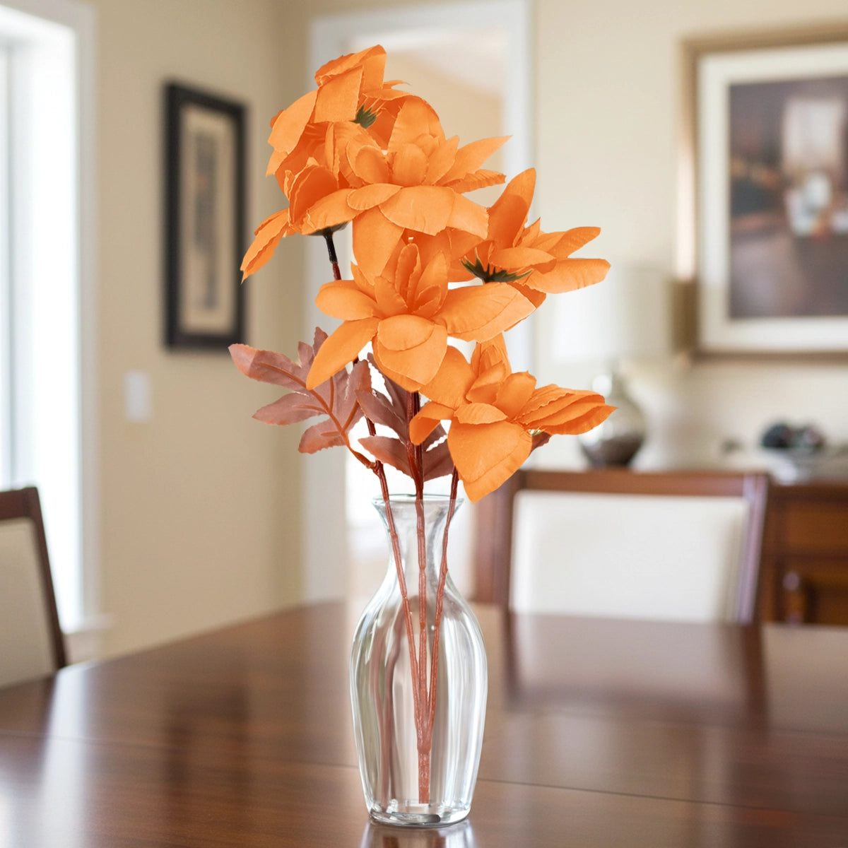 Ramo de Flores, Campanilla, Color Naranja