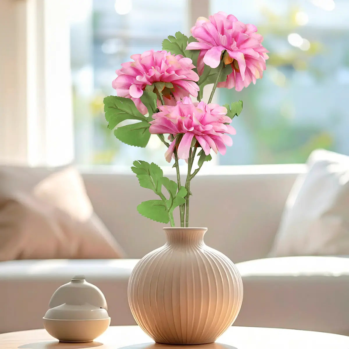 Ramo de Crisantemo Artificial, Color Morado