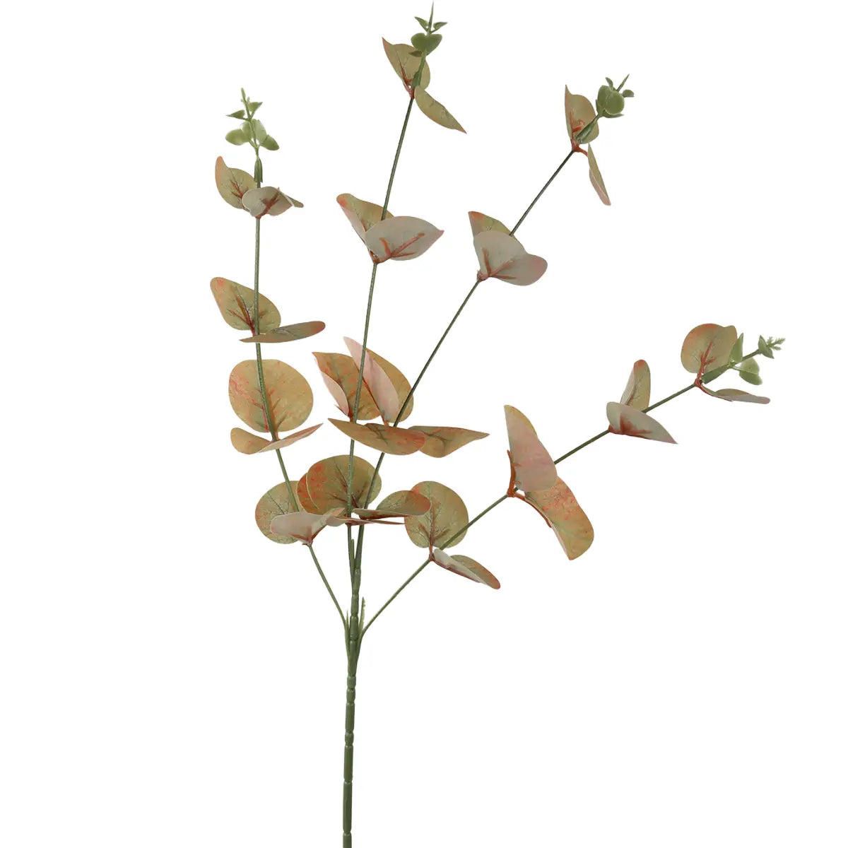 Follaje Artificial, Rama, Color Verde y Café, 4 pzas