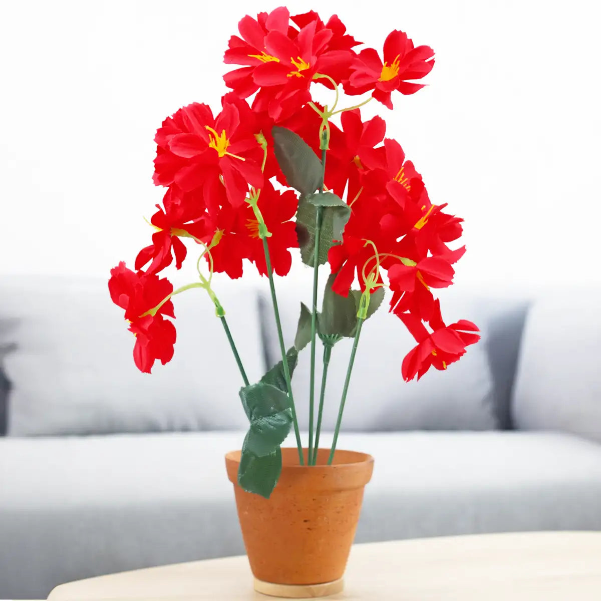 Jazmín, Flor Artificial, Color Rojo