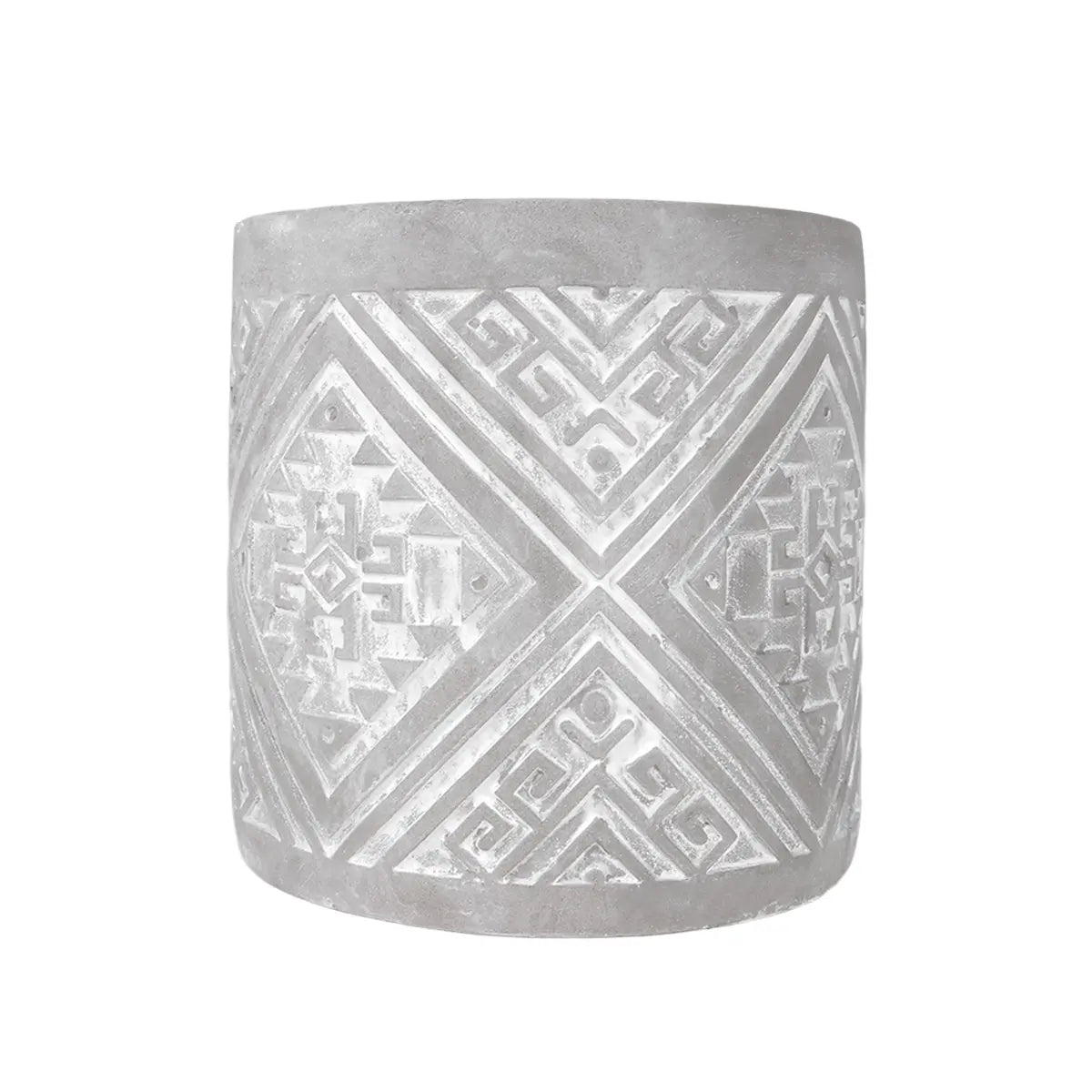 Maceta, Diseño Patrón, Color Gris