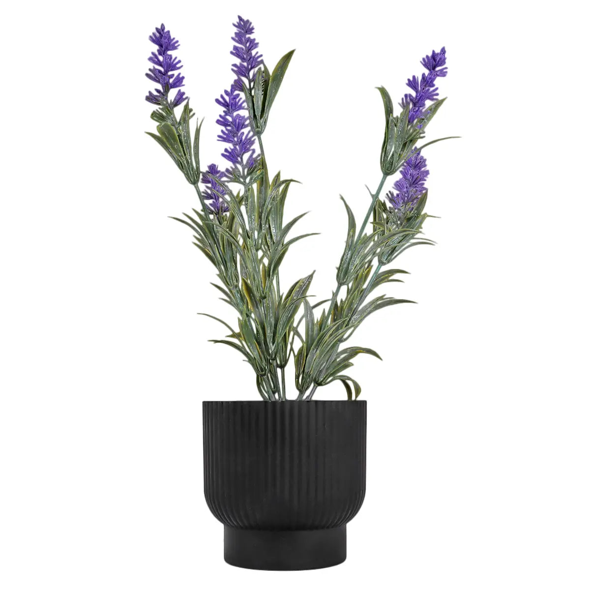 Lavanda Artificial con Maceta, Color Morado