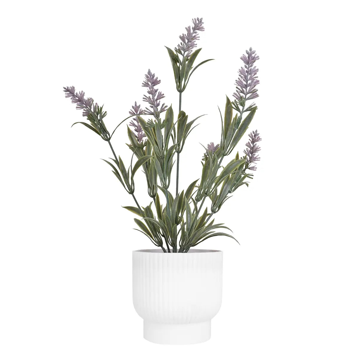 Lavanda Artificial con Maceta