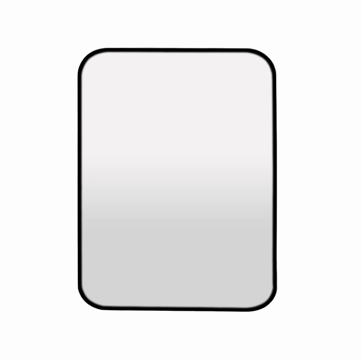 Espejo Rectangular, Color Negro