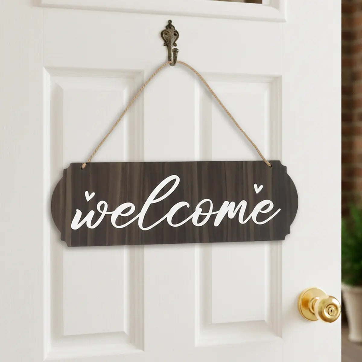 Letrero Colgante, Welcome