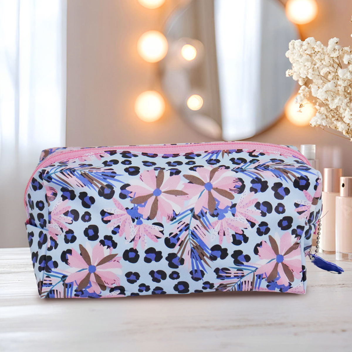 Cosmetiquera Diseño Flores