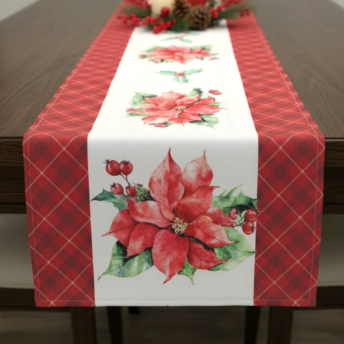 Camino de Mesa Navideño, Diseño Nochebuena