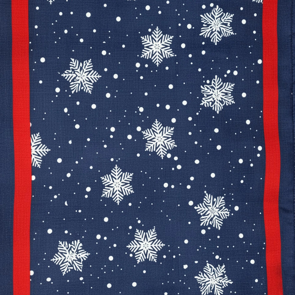 Camino de Mesa Navideño, Diseño Copo de Nieve