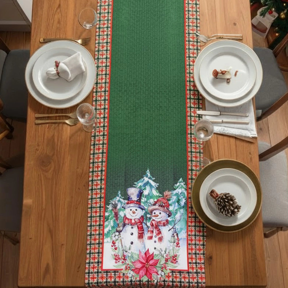 Camino de Mesa Navideño, Diseño Snowman