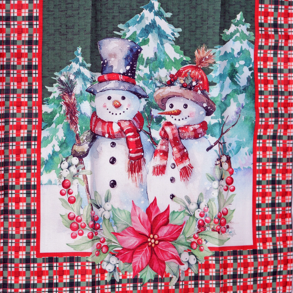 Camino de Mesa Navideño, Diseño Snowman