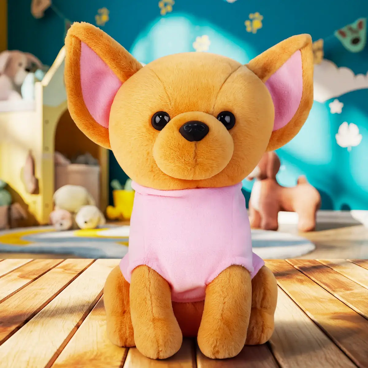 Peluche, Perrito Chihuahua con Suéter