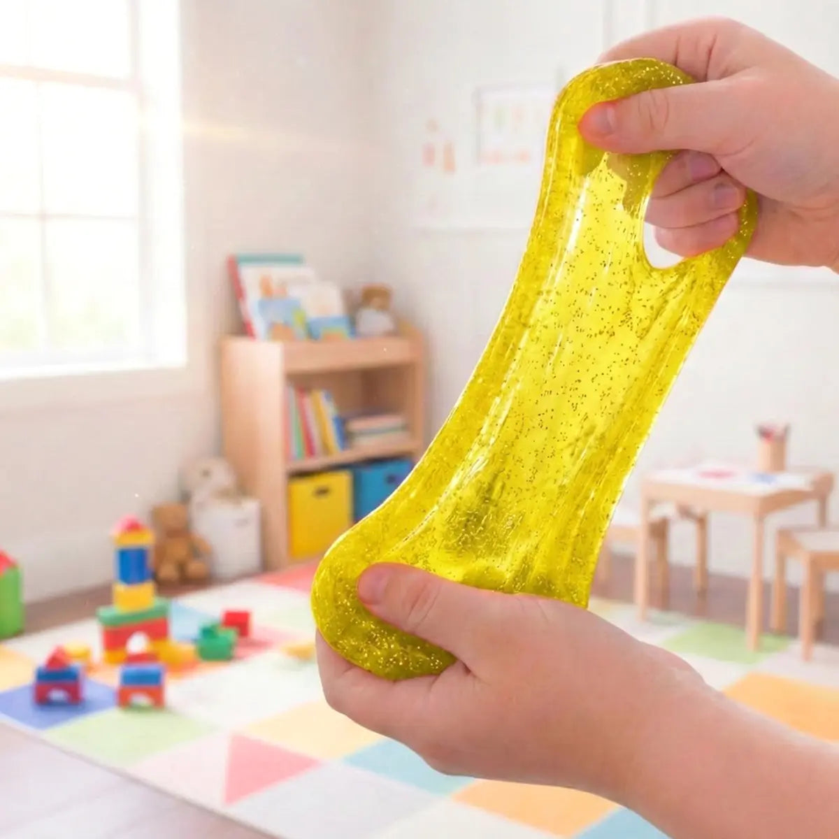 Slime, Tubo, Color Amarillo, 400 gr