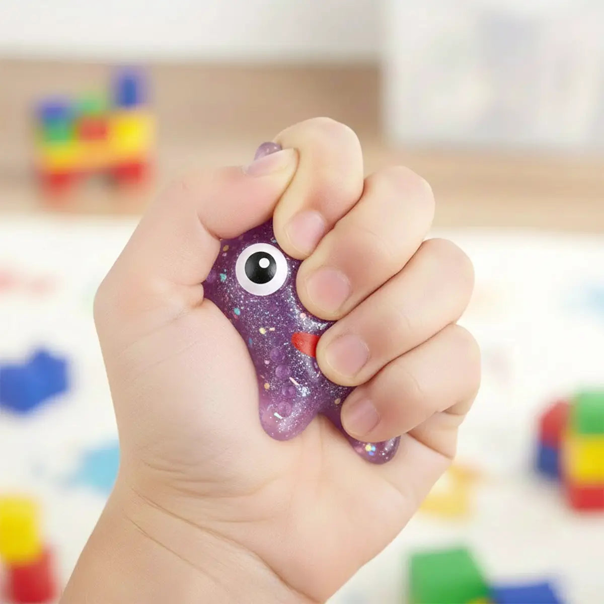 Squishy Antiestrés, Estrella, Color Morado