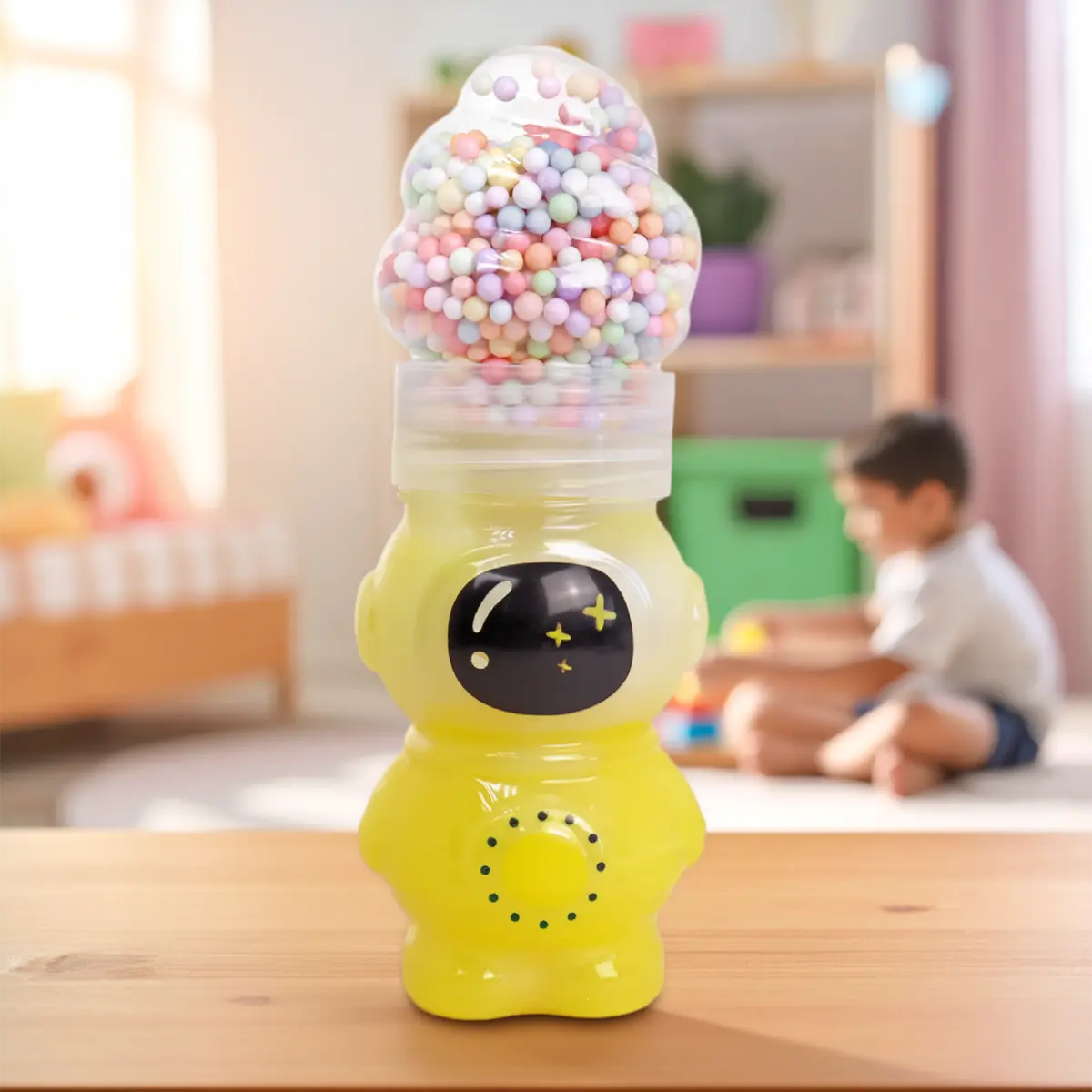 Slime, Astronauta, Color Amarillo, 250 gr