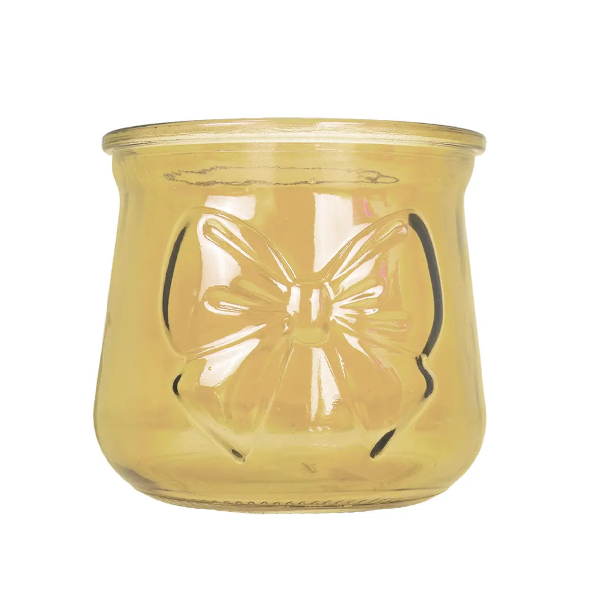 Portavela, Moño, Color Amarillo