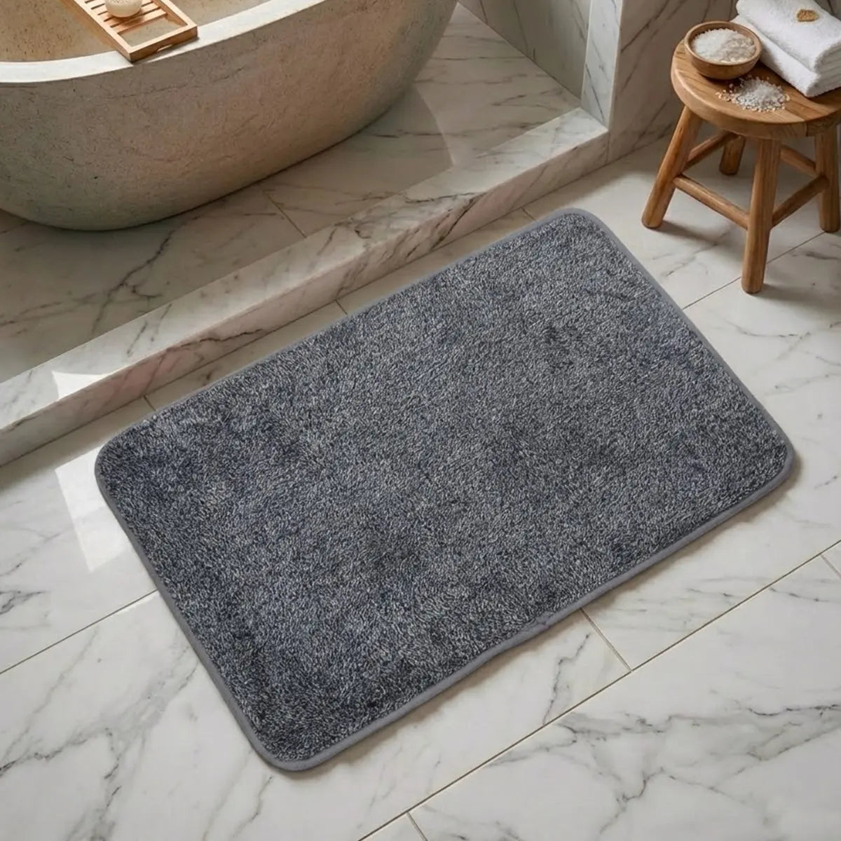 Tapete, Color Gris, Forma Rectangular