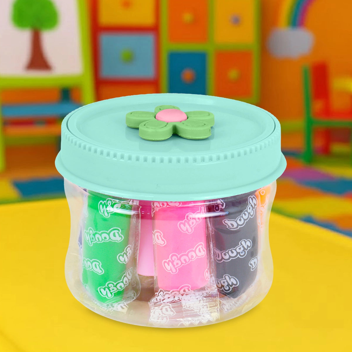 Set de Masas, Tapa Flor, 10 pzas, Color Verde