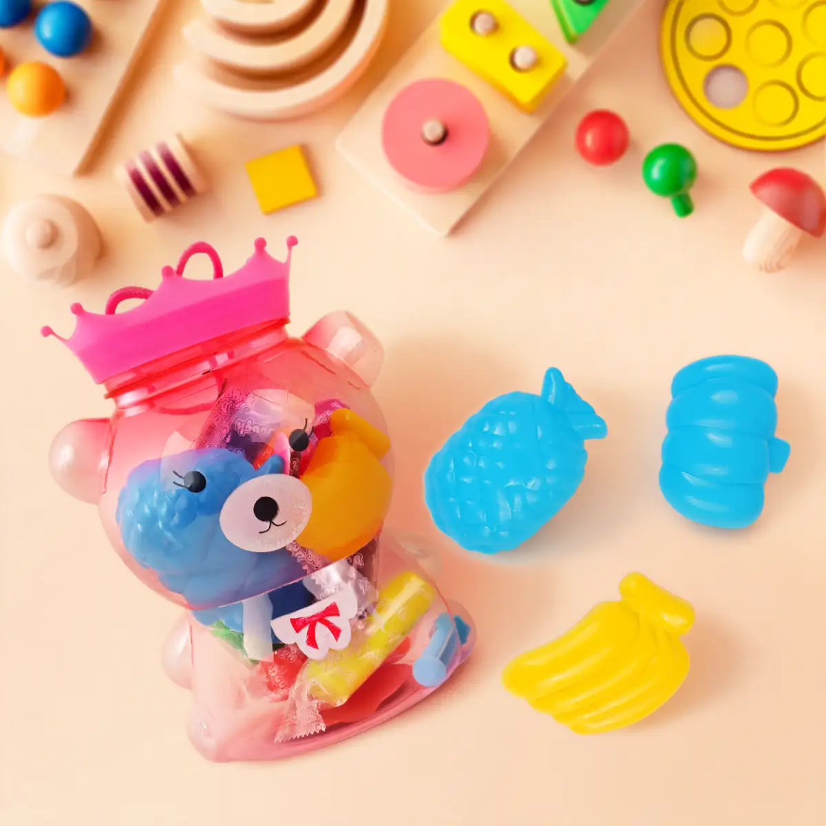 Masa Mágica, Osito, Color Rosa