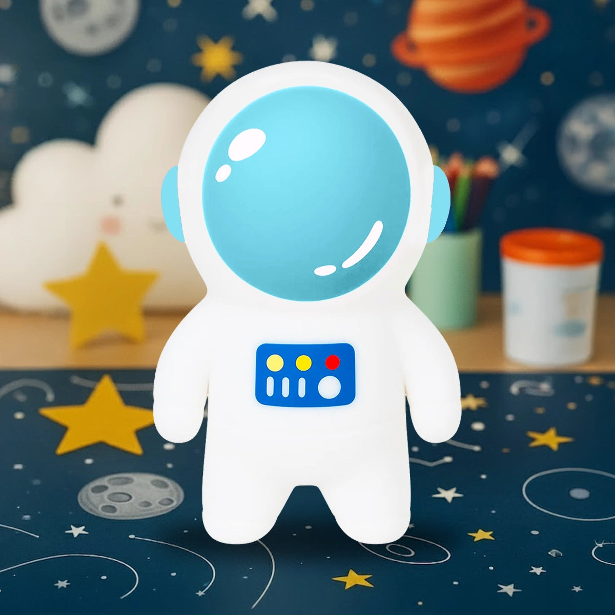 Squishy Antiestrés, Astronauta, Color Azul