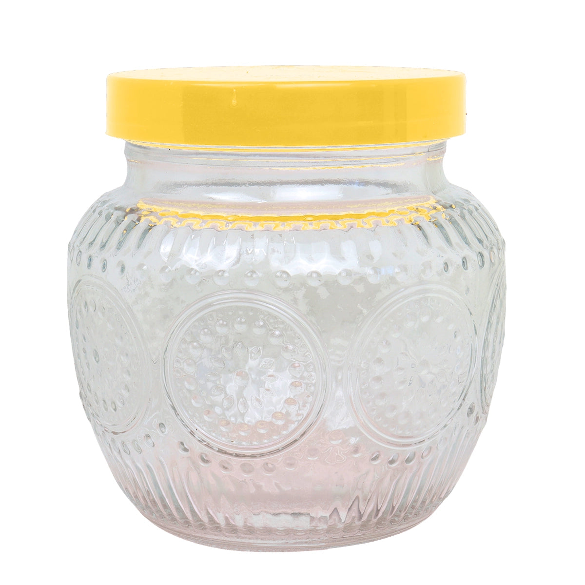 Frasco con Tapa, Color Amarillo, 720 ml