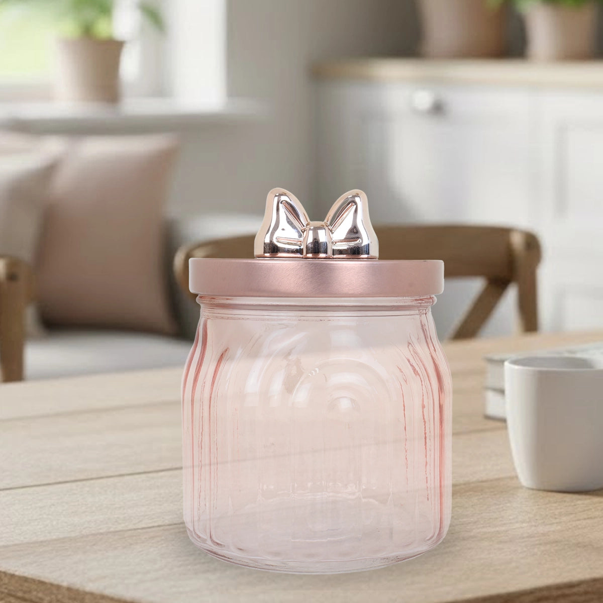 Frasco con Tapa de Moño, 600 ml