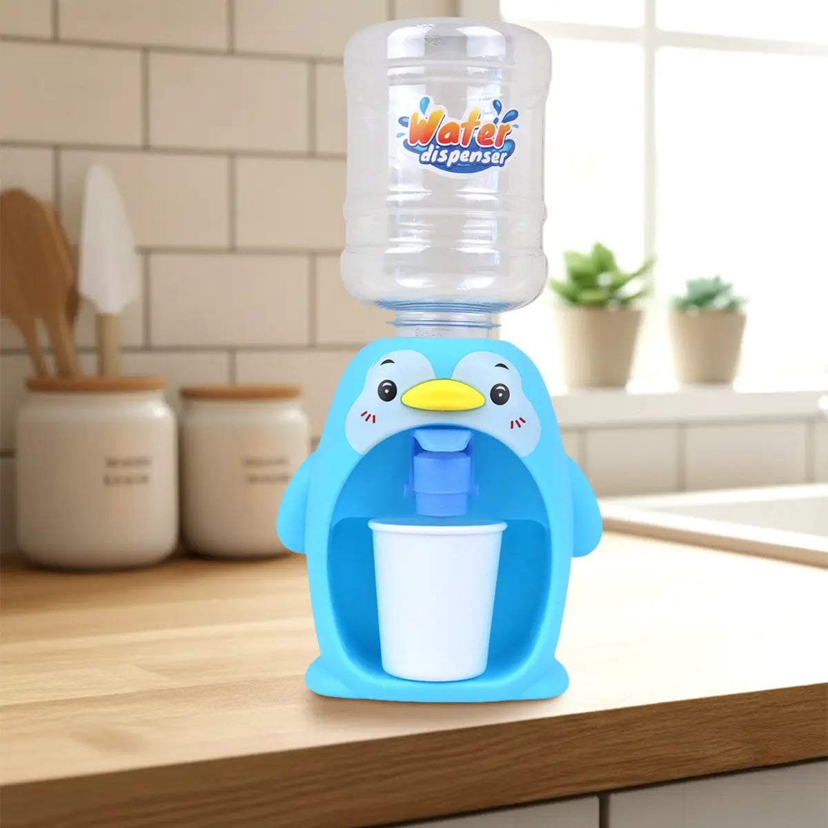 Dispensador de Agua, Pingüino, Color Azul