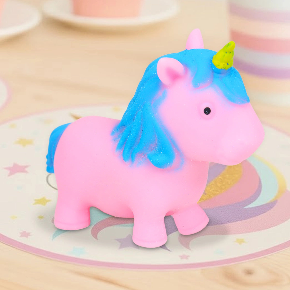 Squishy de Espuma, Unicornio, Color Rosa