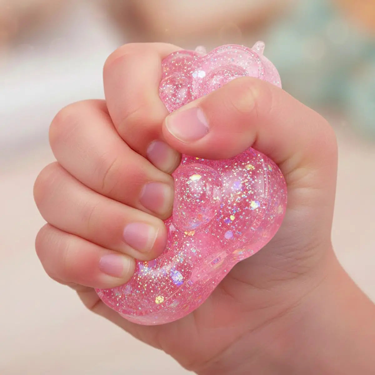 Squishy Antiestrés, Huella, Color Rosa