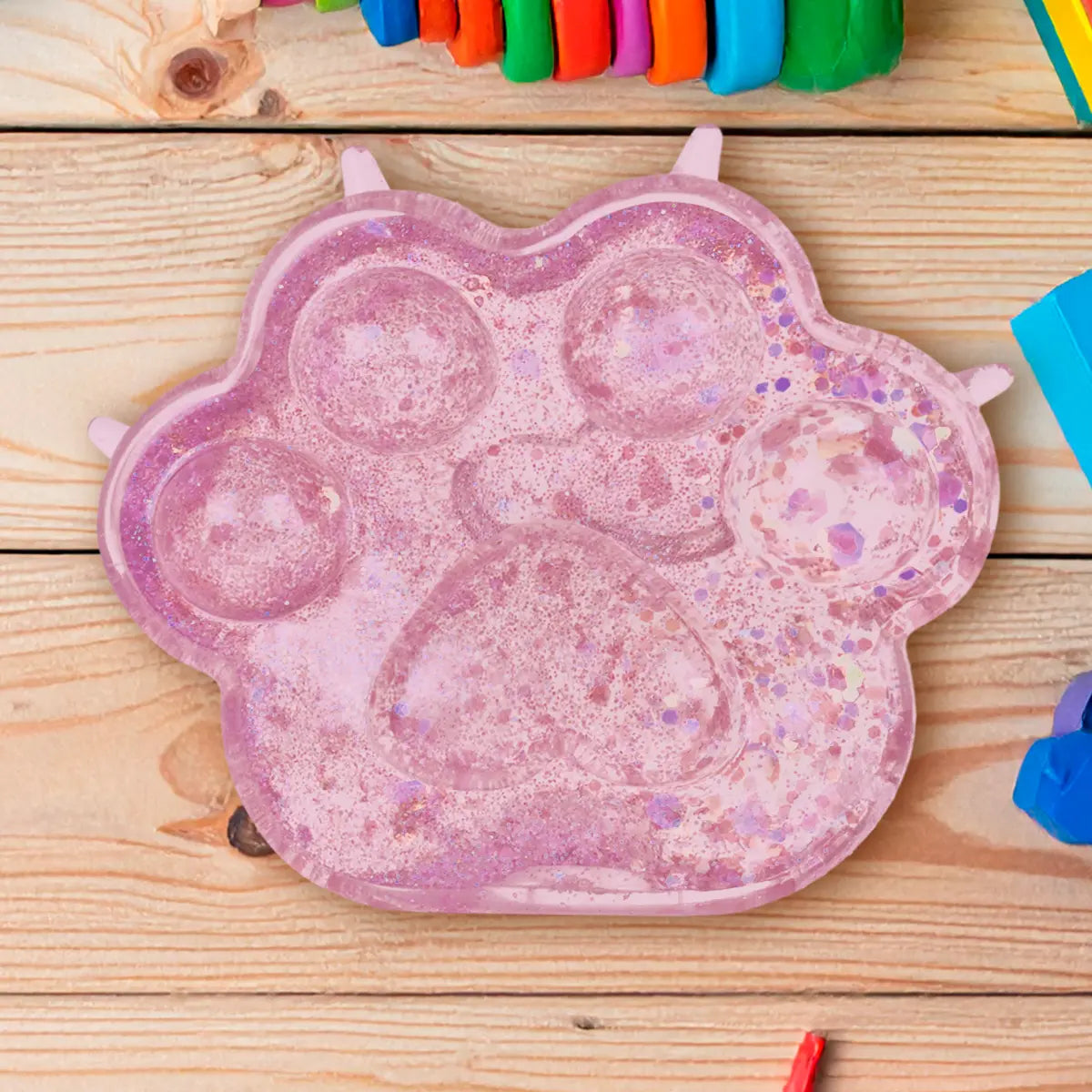 Squishy Antiestrés, Huella, Color Rosa