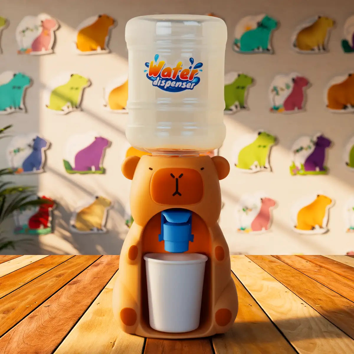 Dispensador de Agua, Capibara, Color Café