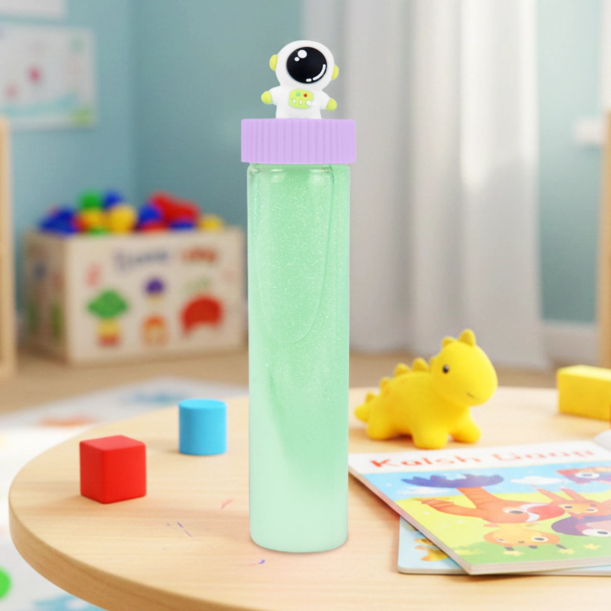 Astronauta, Slime, Color Verde, 110 gr