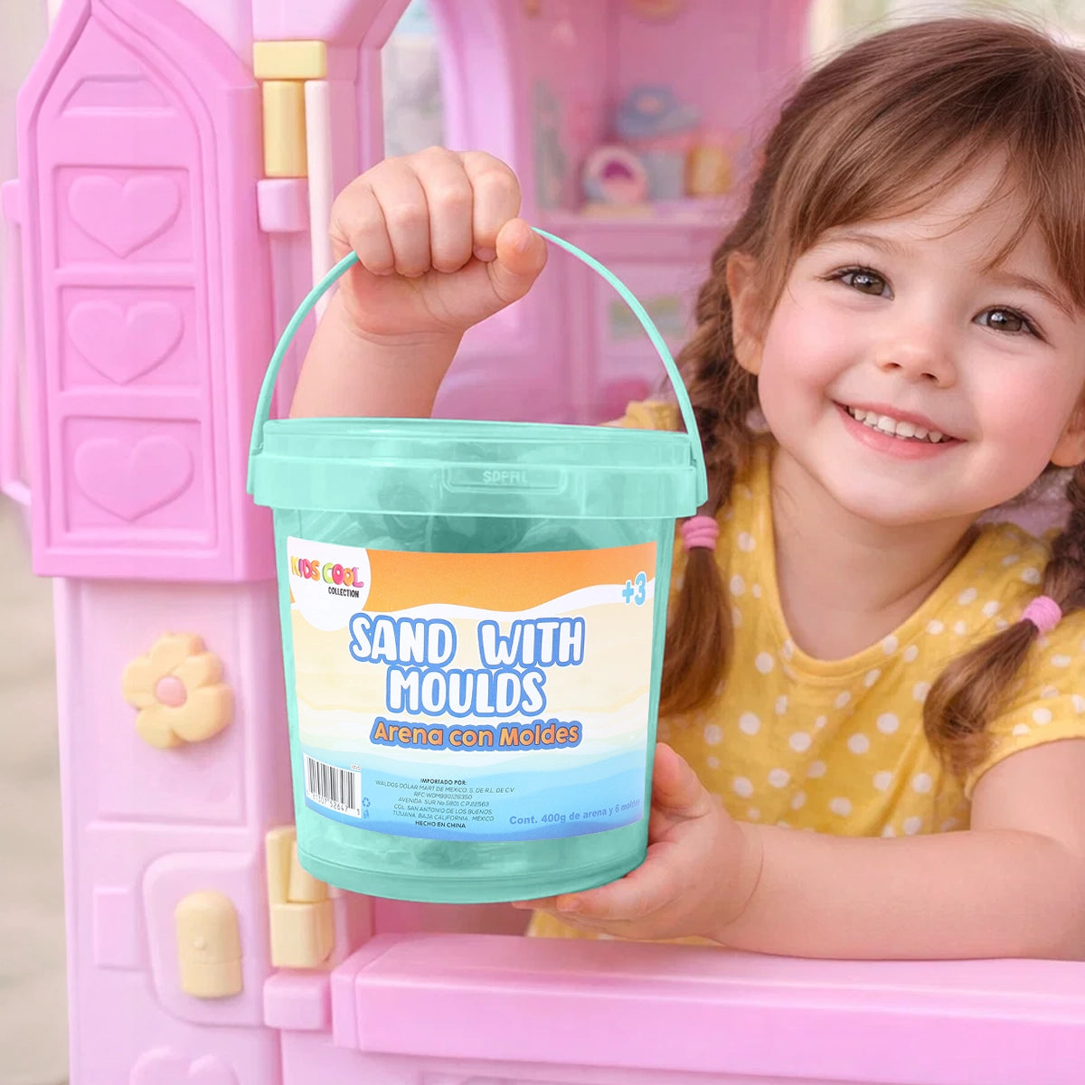 Arena Mágica, Color Aqua, 400 gr