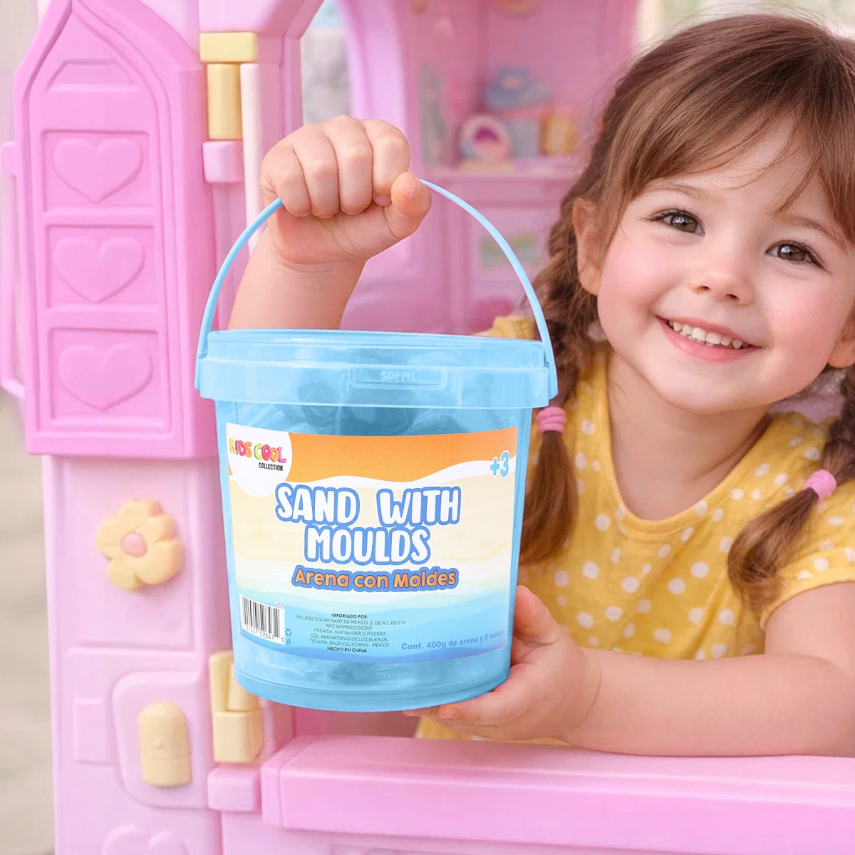 Arena Mágica, Color Azul, 400 gr