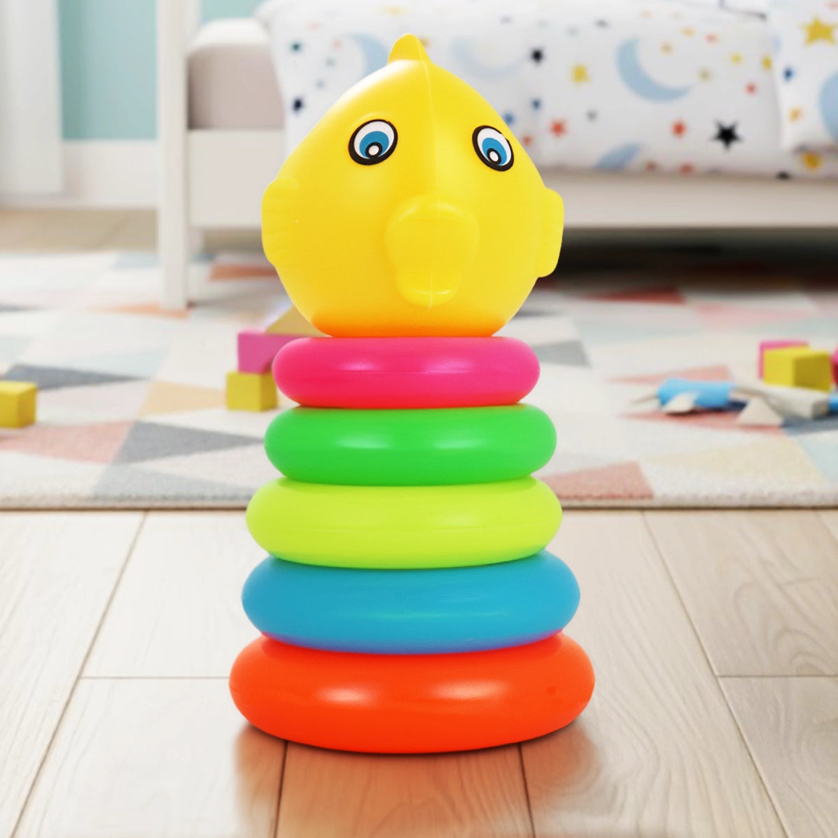 Torre con Aros Apilables, Pez