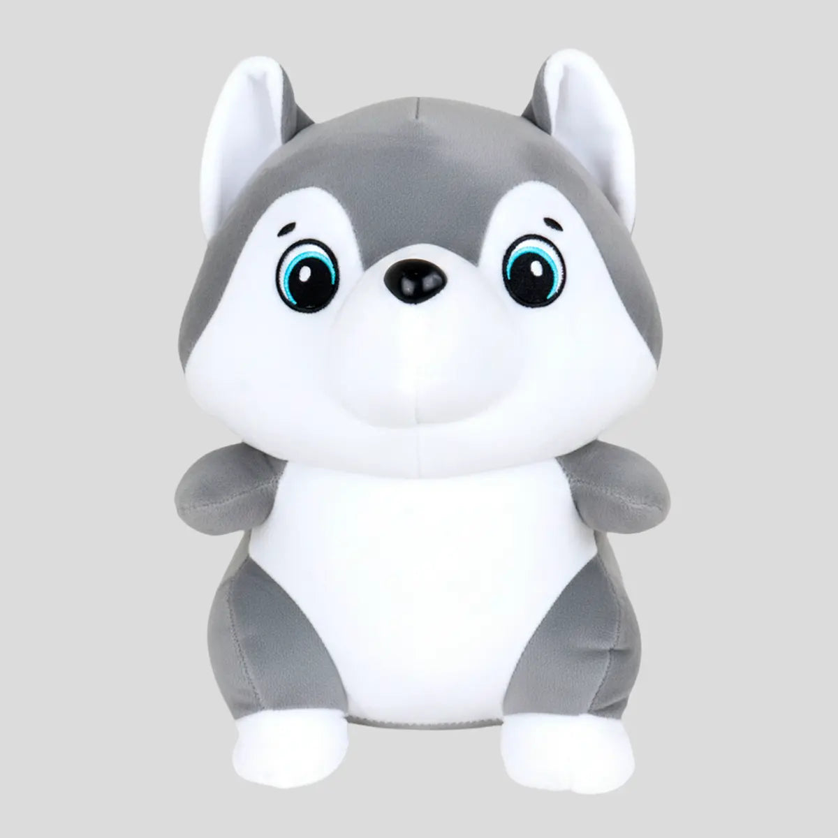 Peluche, Perrito Husky, Color Gris