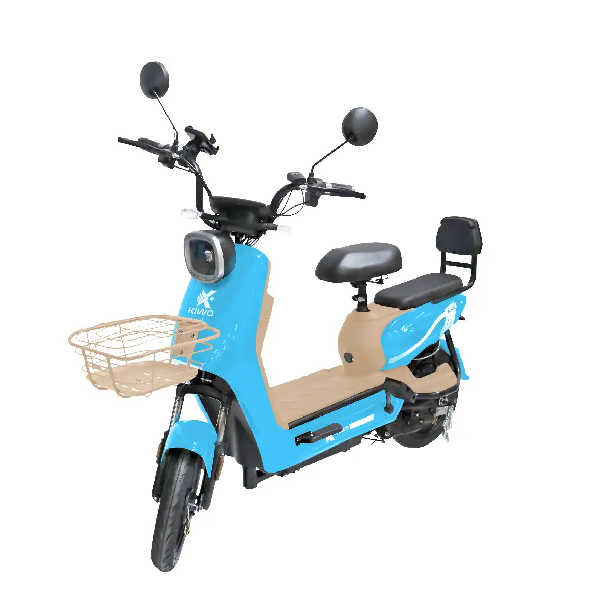 Bicicleta Eléctrica, Kiwo, KL 800, Color Azul Claro