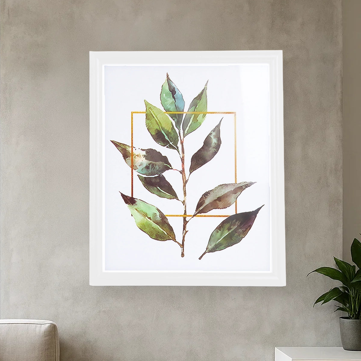 Portarretrato, Planta, Color Blanco