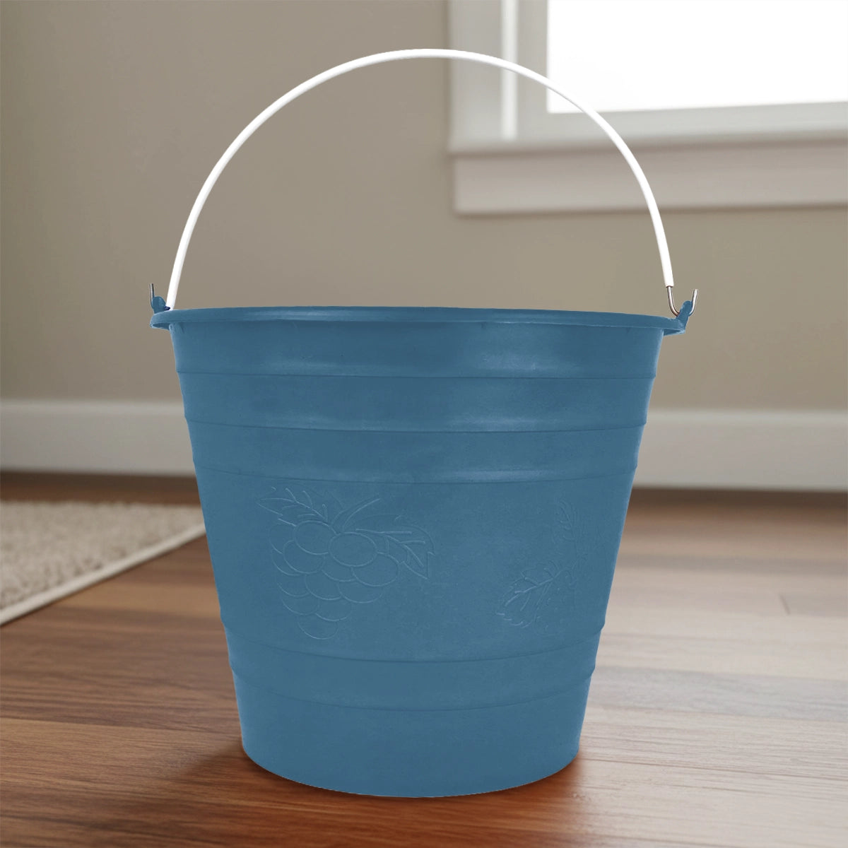 Cubeta de Plástico, Color Azul, 9 L